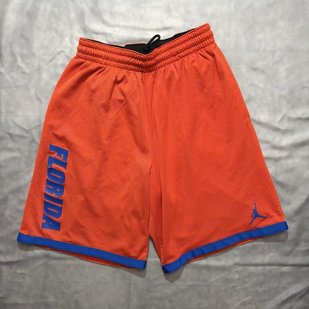 Florida Gators Jordan Nike Performance Basketball Mesh Shorts Men's Large Orange